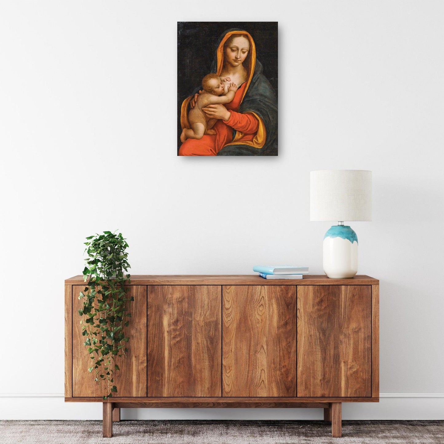 Virgen y el Niño (siglo XVI) - School of Leonardo