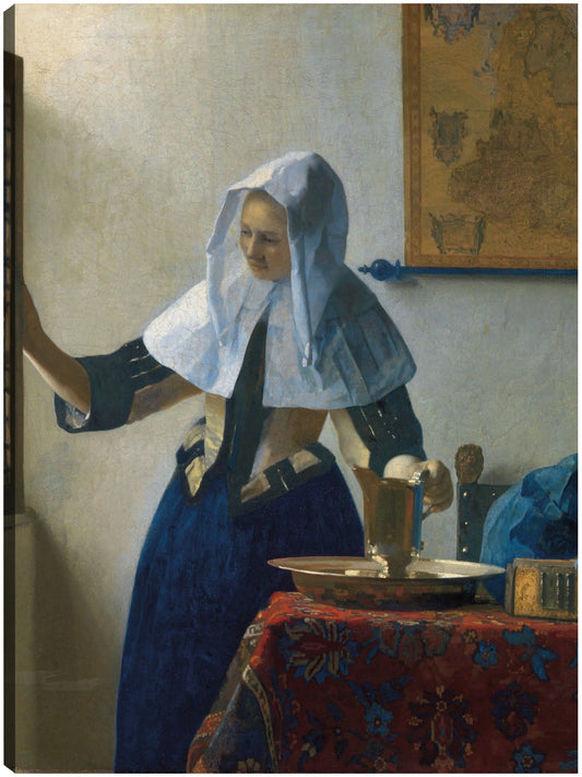 Mujer joven con una jarra de agua (ca. 1662) - Johannes Vermeer