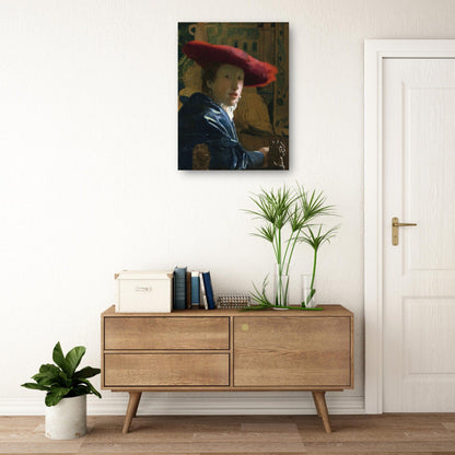 La chica del sombrero rojo (c. 1665-1666) - Johannes Vermeer