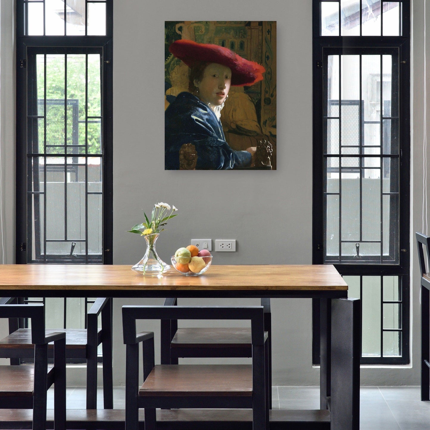 La chica del sombrero rojo (c. 1665-1666) - Johannes Vermeer