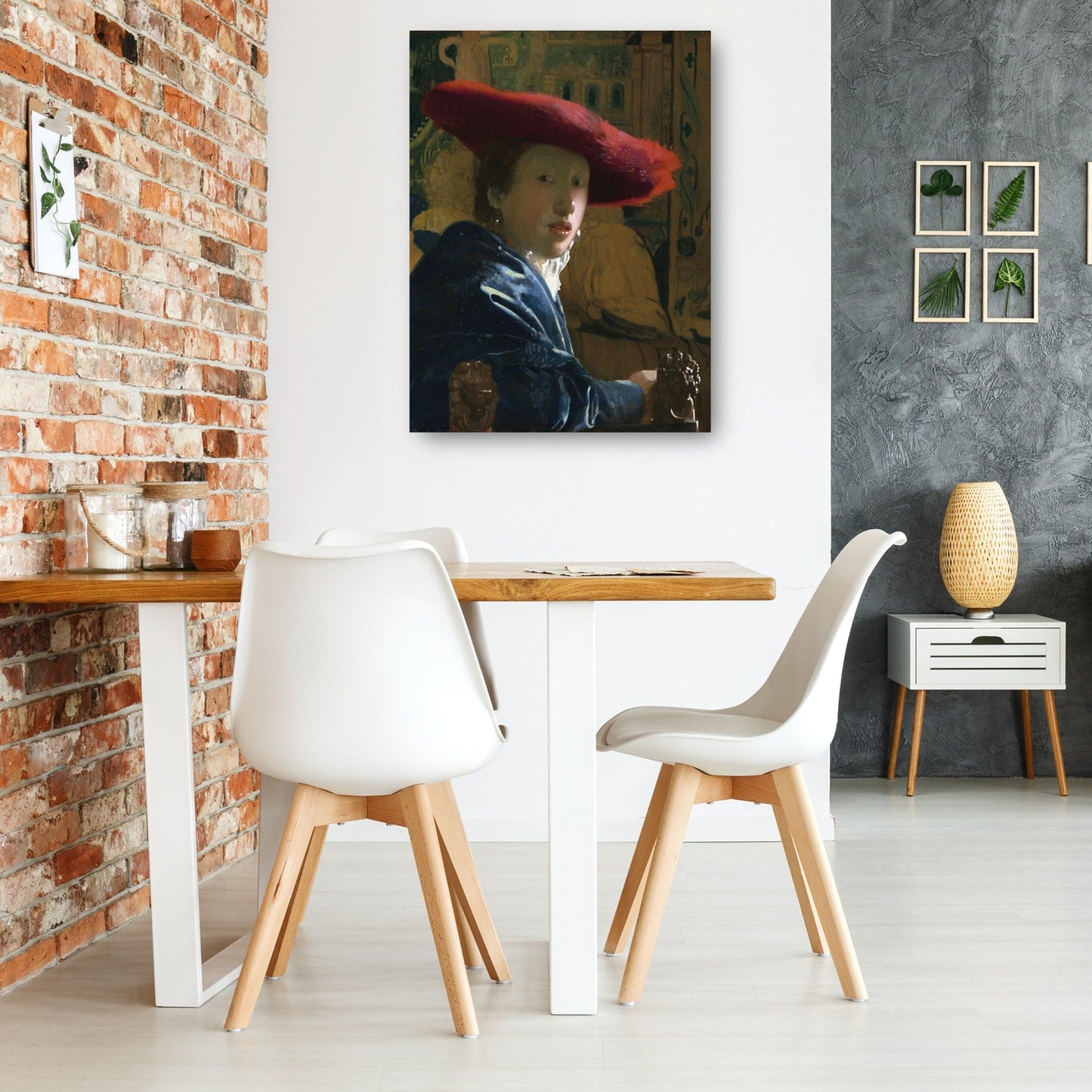 La chica del sombrero rojo (c. 1665-1666) - Johannes Vermeer