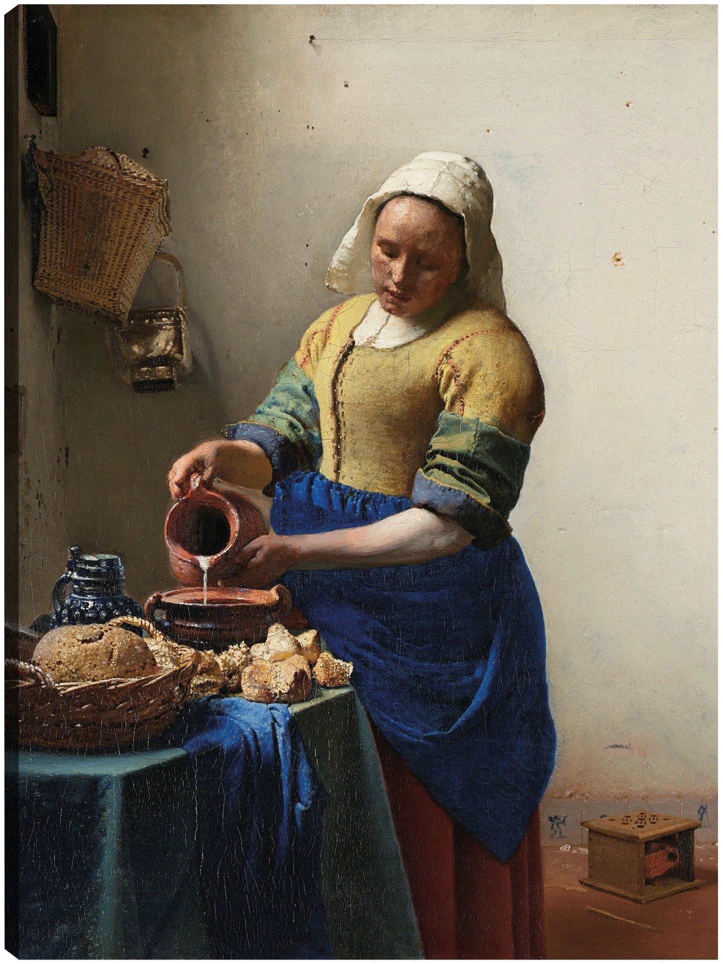 La lechera (c. 1660) - Johannes Vermeer