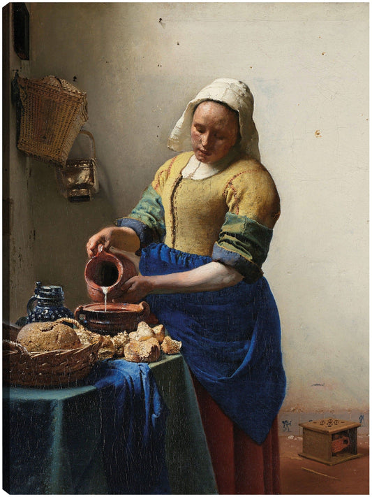La lechera (c. 1660) - Johannes Vermeer