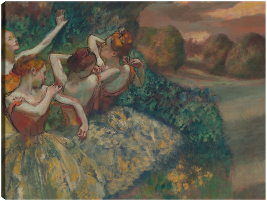 Cuatro bailarines (c.1899) - Edgar Degas
