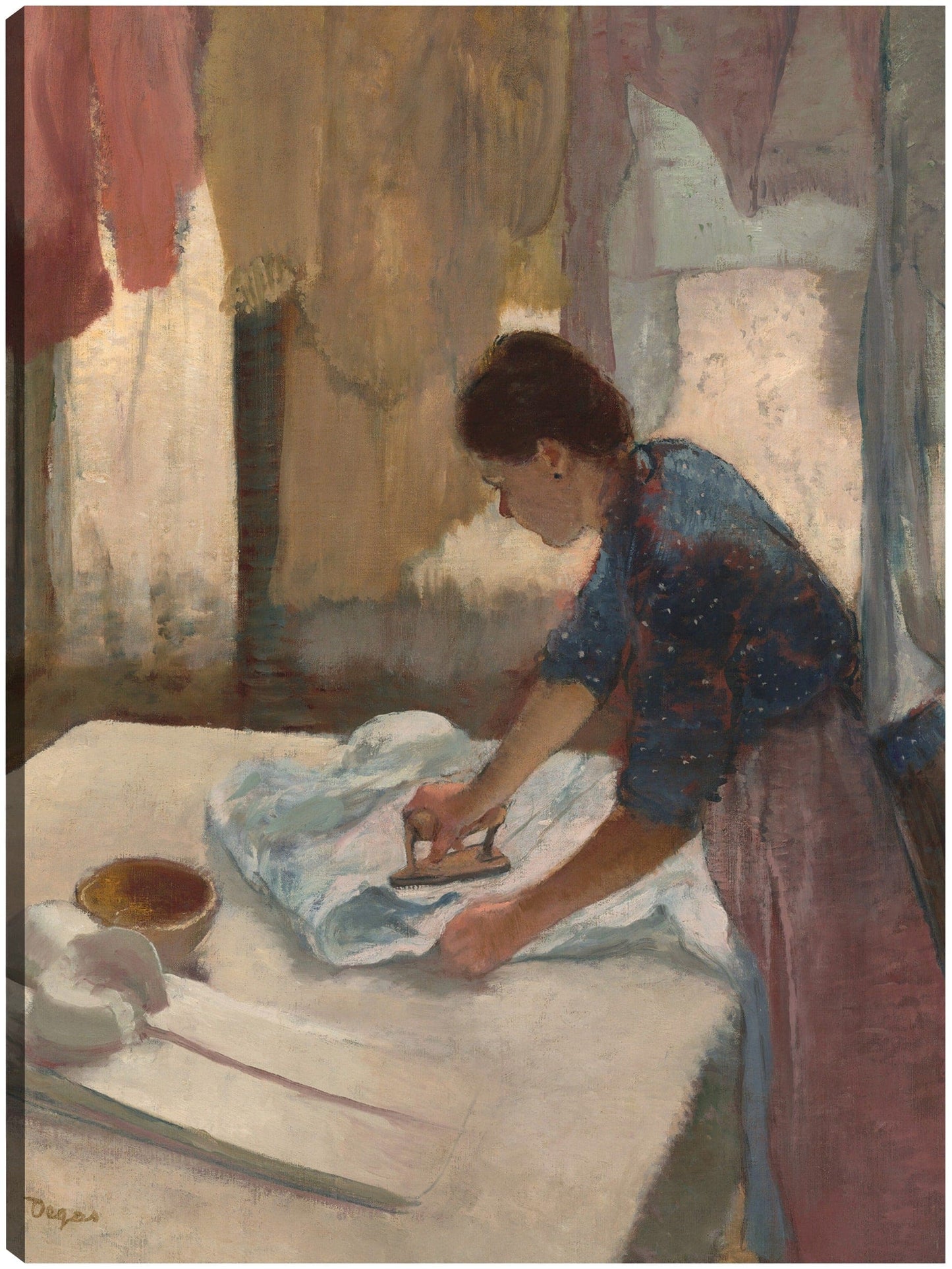 Mujer planchando (nga.gov) - Edgar Degas