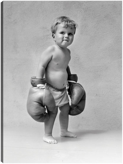 Boxeo Bebé Niño - Vintage Images