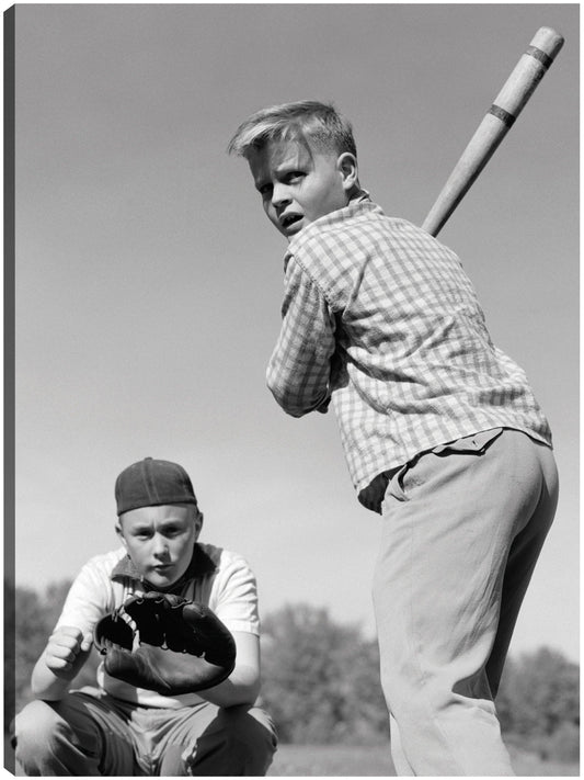 Receptor de béisbol vintage - Vintage Images