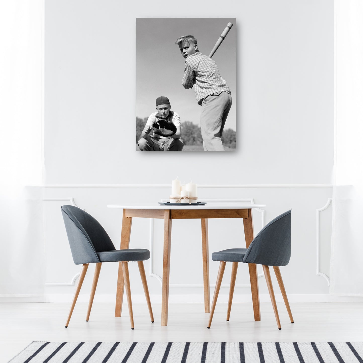Receptor de béisbol vintage - Vintage Images