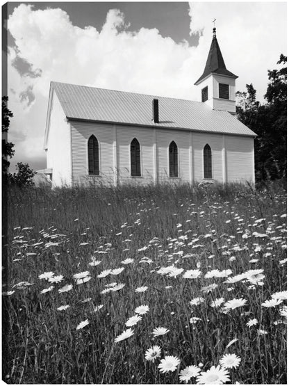 Iglesia rural de la margarita - Vintage Images