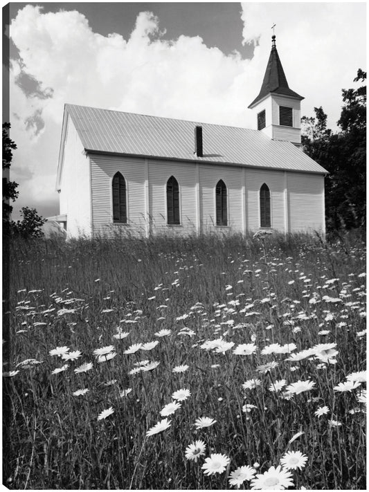 Iglesia rural de la margarita - Vintage Images