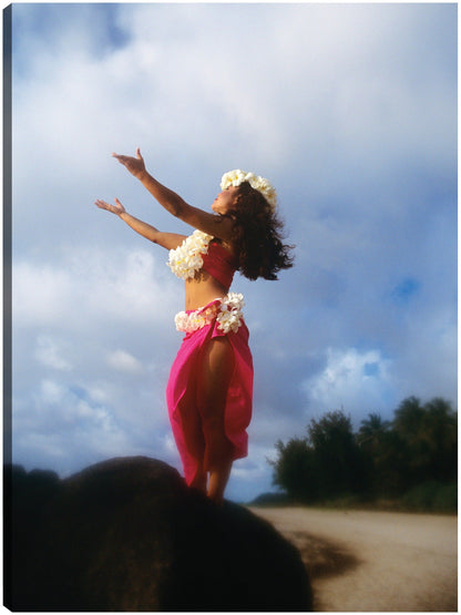Baile de hula de cielos felices - Vintage Images