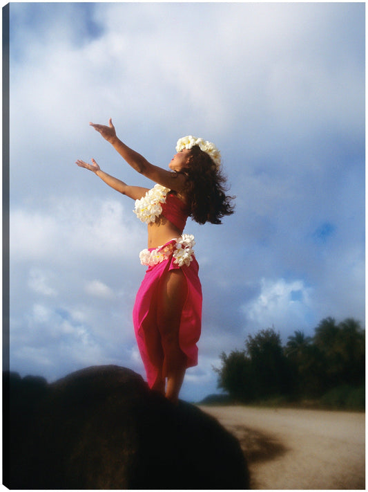 Baile de hula de cielos felices - Vintage Images
