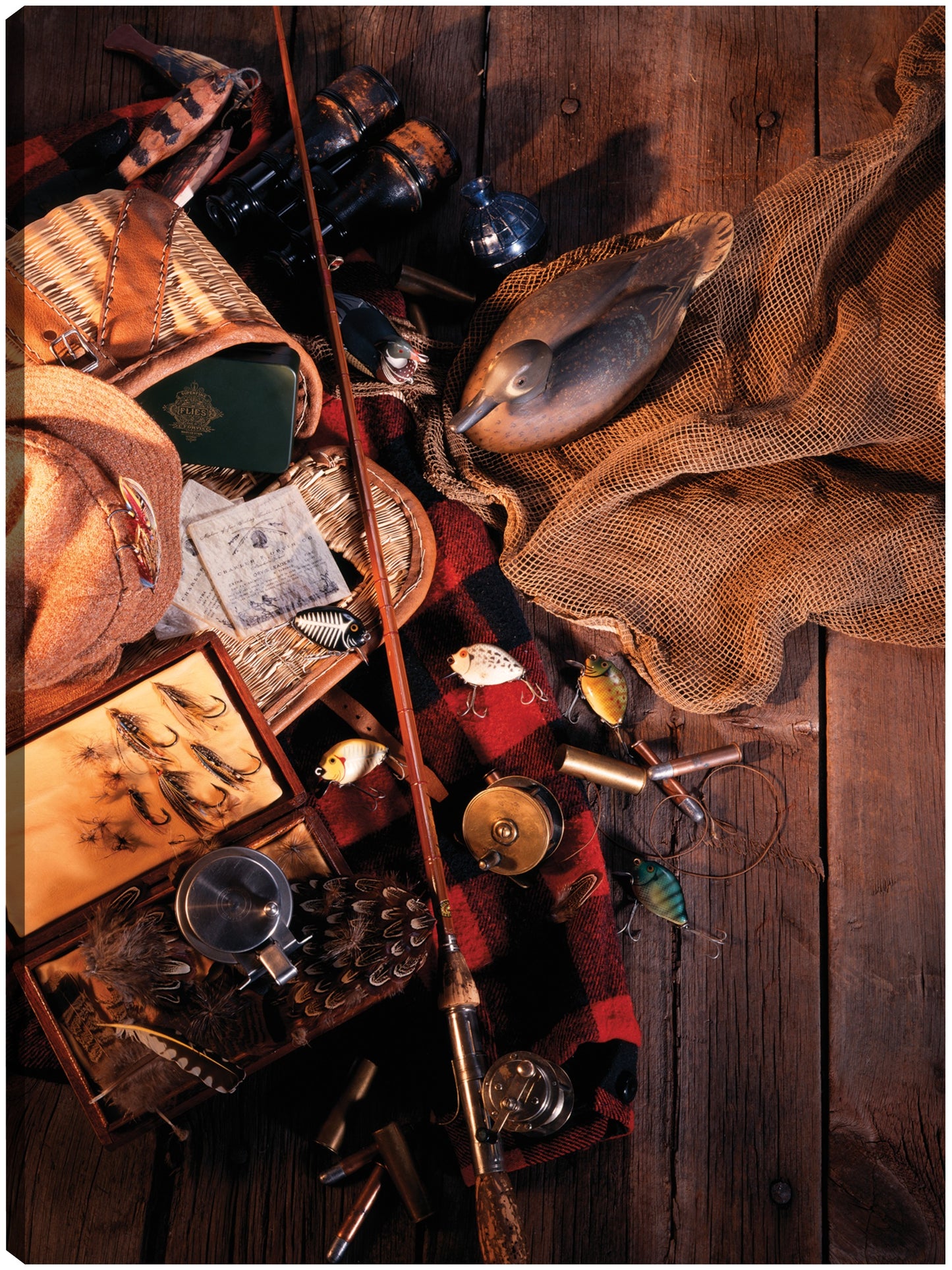 Equipo de pesca antiguo - Vintage Images