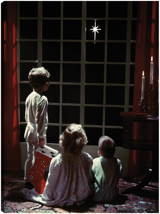 Familia de estrellas navideñas - Vintage Images