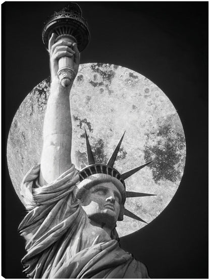 Señora Libertad Luna Llena - Vintage Images