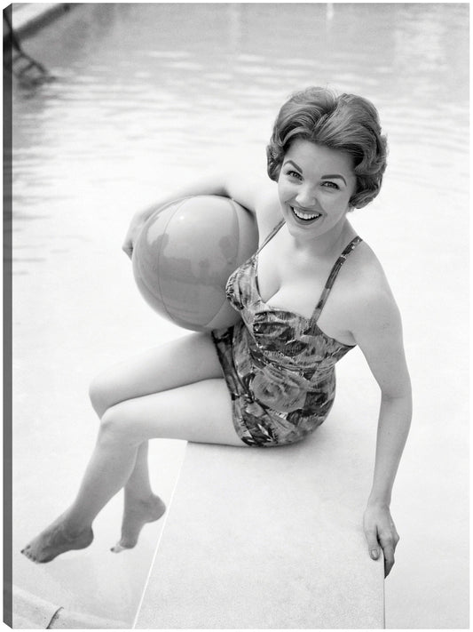 Traje de baño para fiesta en la piscina - Vintage Images
