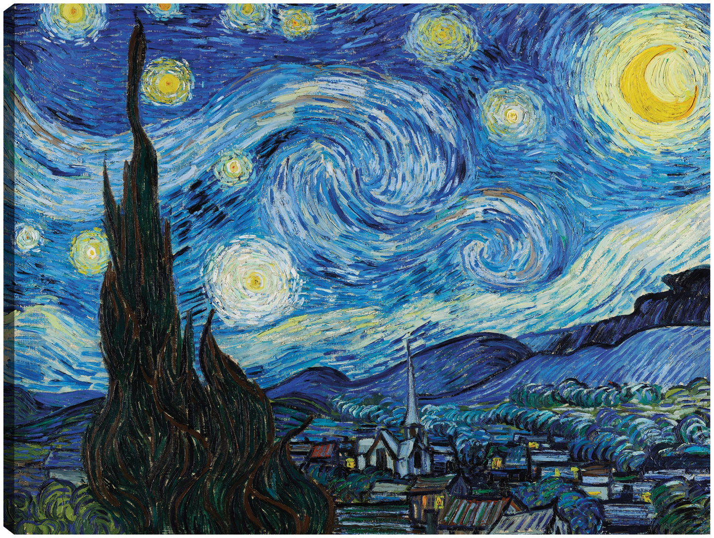 La noche estrellada (1889) - Vincent Van Gogh