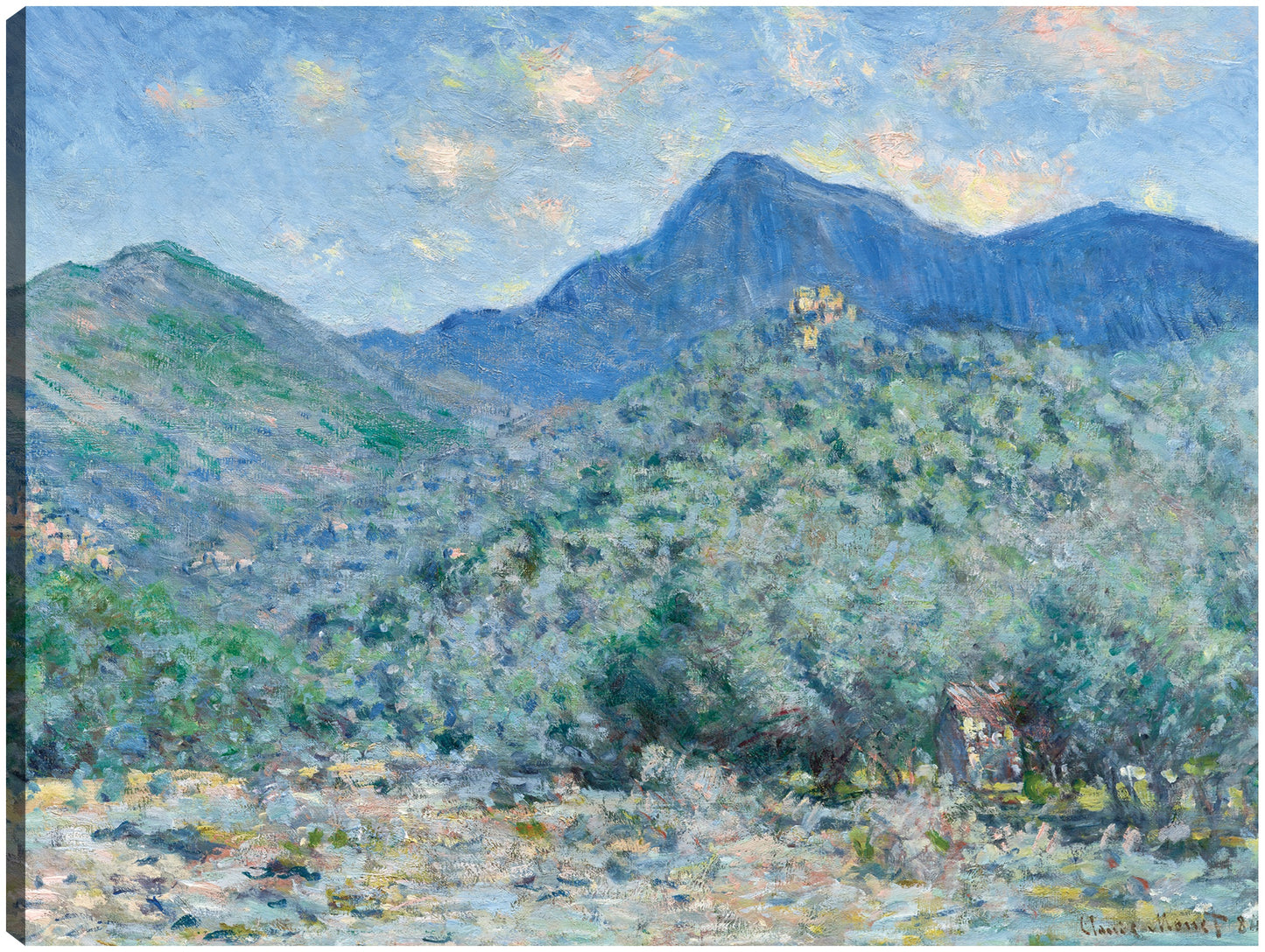 Valle Buona, cerca de Bordighera (1884) - Claude Monet