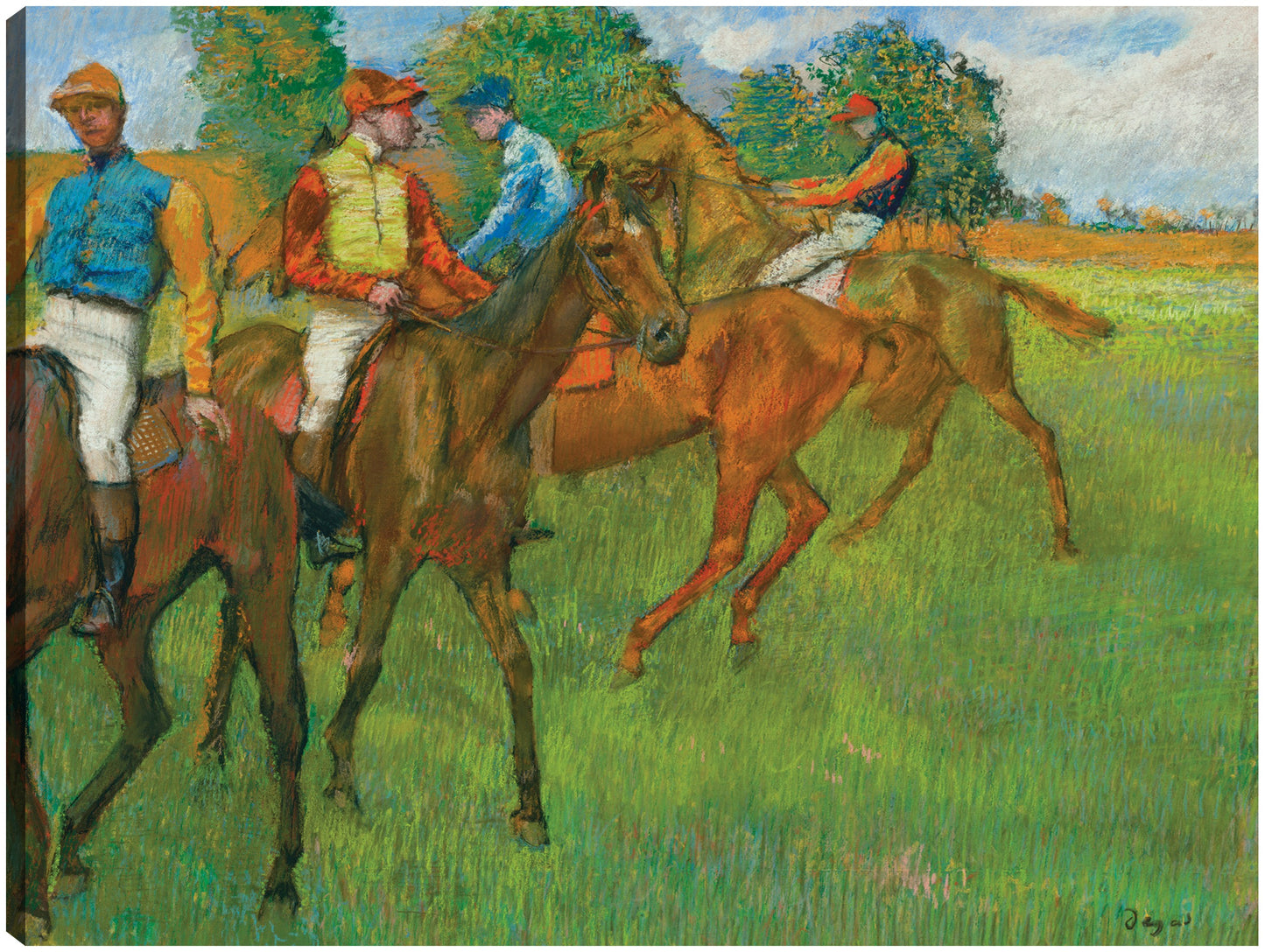 Antes de la carrera (1887-1889) - Edgar Degas