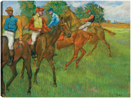 Antes de la carrera (1887-1889) - Edgar Degas