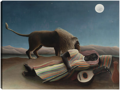 La gitana dormida (La Bohémienne endormie) (1897) - Henri Rousseau