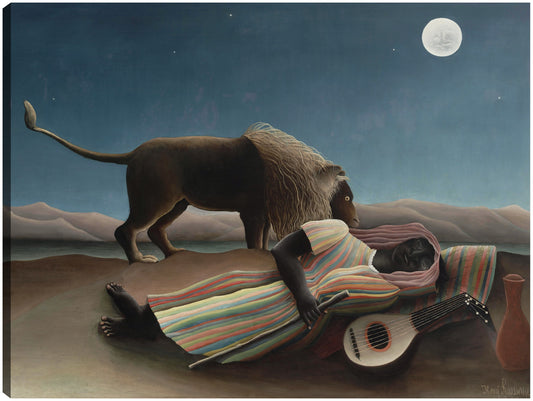 La gitana dormida (La Bohémienne endormie) (1897) - Henri Rousseau