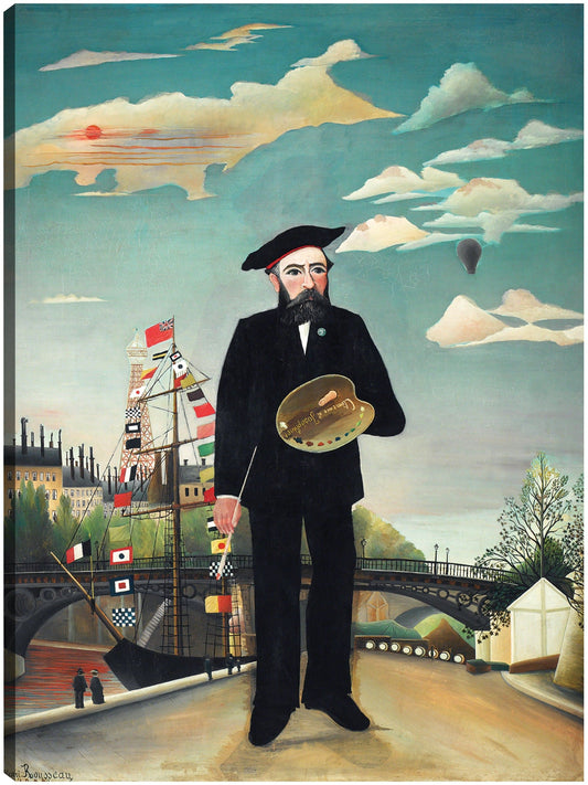 Yo mismo: Retrato – Paisaje (1890) - Henri Rousseau