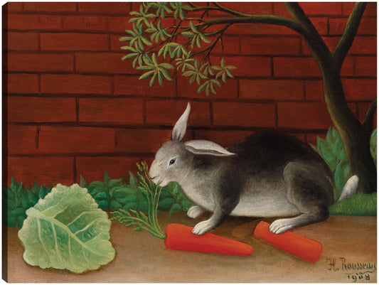 La comida del conejo (Le Repas du lapin) (1908) - Henri Rousseau