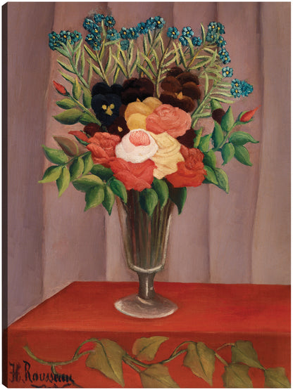 Ramo de flores (Bouquet de fleurs) (ca. 1909 –1910) - Henri Rousseau