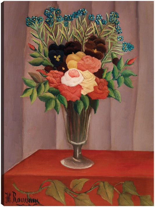 Ramo de flores (Bouquet de fleurs) (ca. 1909 –1910) - Henri Rousseau