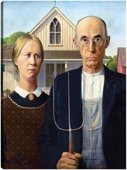 Gótico americano (1930) - Grant Wood