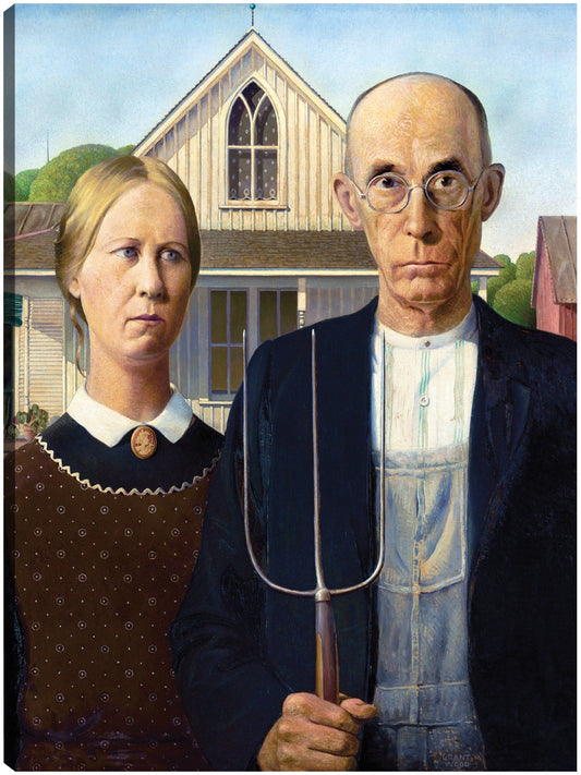 Gótico americano (1930) - Grant Wood