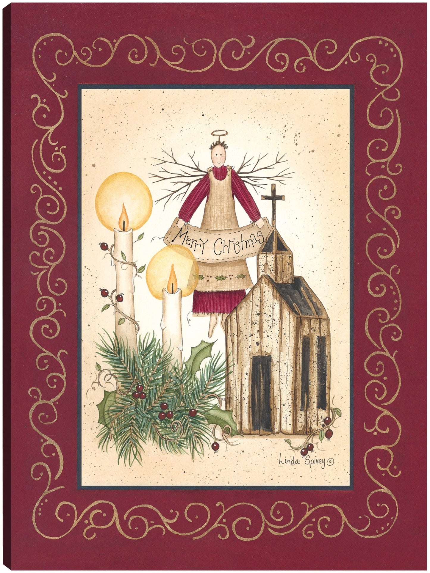 Feliz navidad ángel - Linda Spivey