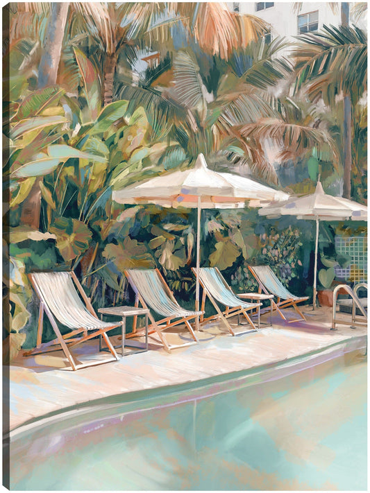 Junto a la piscina - Studio Arts