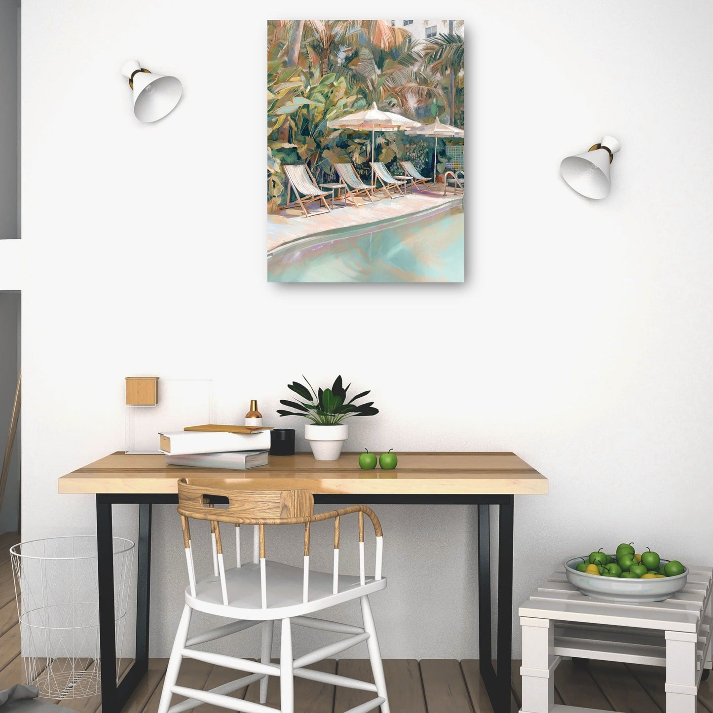 Junto a la piscina - Studio Arts