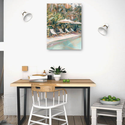 Junto a la piscina - Studio Arts