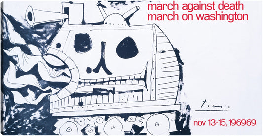 Marcha contra la muerte, marcha sobre Washington, 13-15 de noviembre de 1969 (1969) - Pablo Picasso