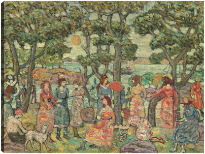 Paisaje con figuras, 1921 - Maurice Prendergast