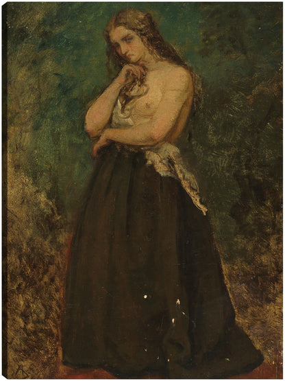 Estudio de un modelo - Alfred Stevens