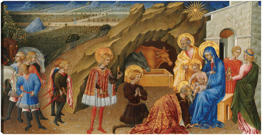La Adoración de los Magos c. 1450 - Giovanni di Paolo