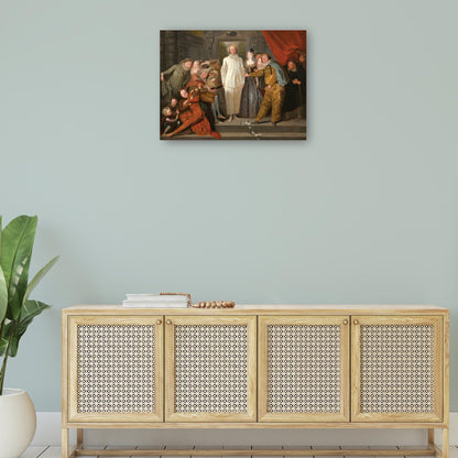 Los comediantes italianos - Antoine Watteau