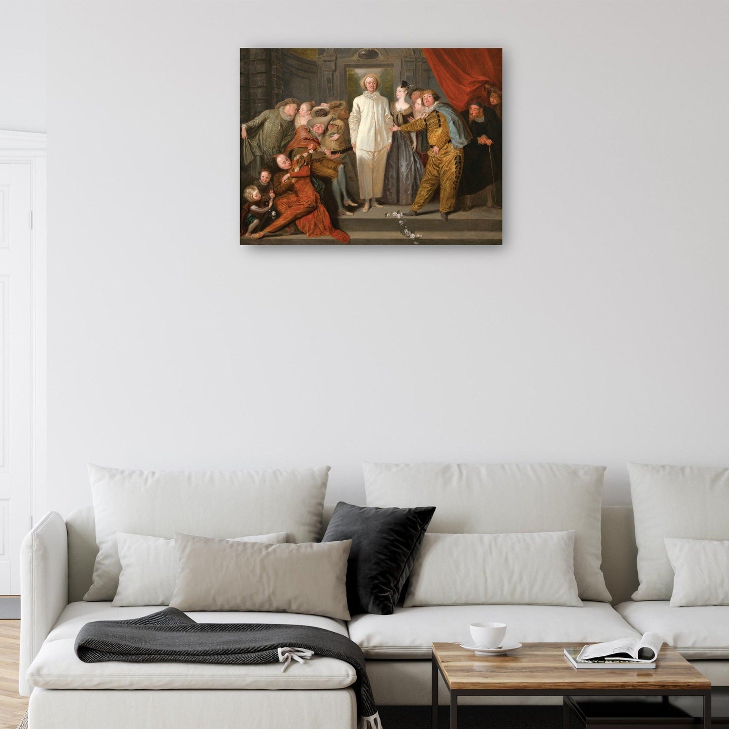 Los comediantes italianos - Antoine Watteau