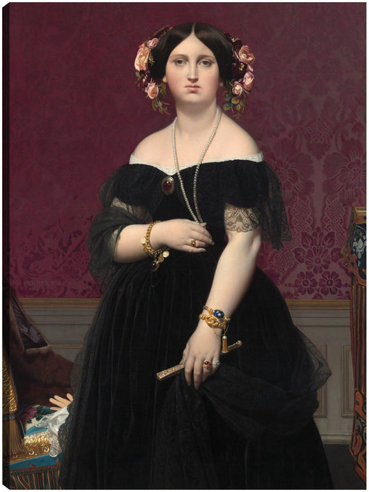Señora Moitessier c 1851 - Jean-Auguste-Dominique Ingres