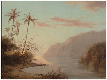 Un arroyo en St. Thomas (Islas Vírgenes) 1856 - Camille Pissarro