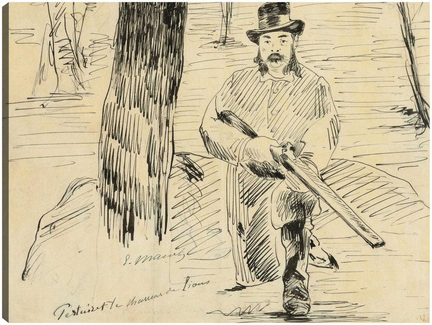 Pertuiset, El cazador de leones (1881) - Edouard Manet