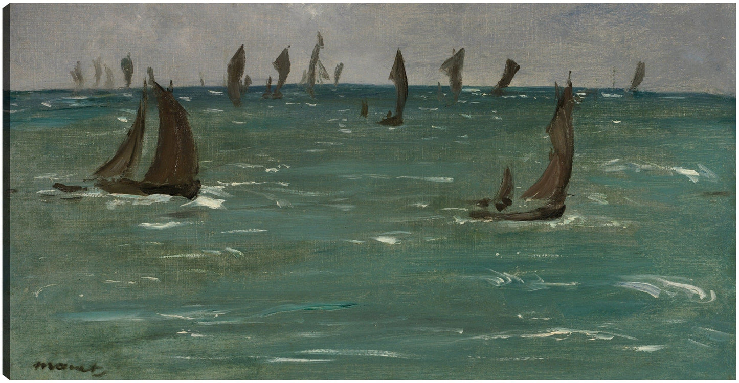 Barcos en Berck-sur-Mer (1873) - Edouard Manet