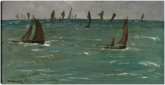 Barcos en Berck-sur-Mer (1873) - Edouard Manet