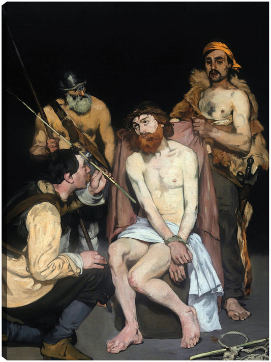Jesús burlado por los soldados (1865) - Edouard Manet