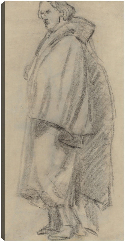 Hombre con capa (verso) (1852-1858) - Edouard Manet