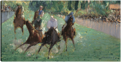 En las carreras (c. 1875) - Edouard Manet